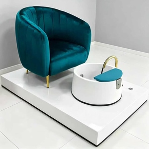 Fauteuils de pédicure roses modernes et simples, personnalisés en usine, sans tuyauterie, sans plomberie, fauteuils de spa pour les pieds de luxe pour salon de manucure - Product Image 3