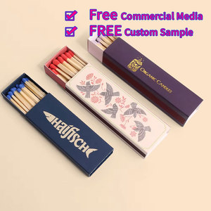 Fiammiferi Lunghi di Sicurezza di Lusso per la Casa e Scatola di Fiammiferi Quadrata di Haoty Packaging - Product Image 6