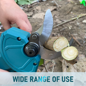 Sécateur électrique sans fil 21V Sécateur à batterie de jardin 40mm <span class=keywords><strong>avec</strong></span> coupe-poignée en caoutchouc en plastique de qualité industrielle pliable pour bricolage - Product Image 5