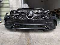 Assemblage de coupe de nez de lèvre avant démonté inclus supports de phare ventilateur de condenseur de radiateur pour Mercedes Benz GLC W253 2020-2023
