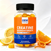 Gummies de Créatine Monohydrate Marque Blanche 5000MG à Croquer pour Adultes avec L-Taurine BCAA – Végétarien, Végétalien, Énergie et Musculation