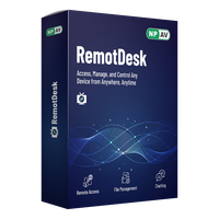 Net Protector RemotDesk 10 utilisateurs 1 an – Outil professionnel d'accès à distance pour entreprises – Partage sécurisé de bureau – Support informatique