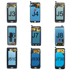Lcd Ponsel Tampilan Lcd Oled Ponsel Samsung, untuk Samsung Galaxy J1 J2 J3 J4 J5 J6 J7 J8 J6 2018 J7 2016 J7 Pro 2017 Incell