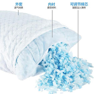 2025 nueva venta al por mayor de fábrica de China personalizada <span class=keywords><strong>almohada</strong></span> de espuma de memoria triturada almohadas de refrigeración de bambú con OEM al por mayor - Product Image 3