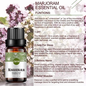 Huile essentielle de majorine 100% pure biologique, huile essentielle de fleurs naturelles pour diffuseur, humidificateur, massage, sommeil, soin de la peau, savon - Product Image 5