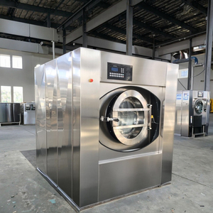 เครื่องซักผ้าฝาหน้าสภาพใหม่ 30 กก. 50 กก. 15 กก. อุปกรณ์ซักรีดเชิงพาณิชย์แบบอัตโนมัติเต็มรูปแบบพร้อมเครื่องปั่นแห้ง - Product Image 1