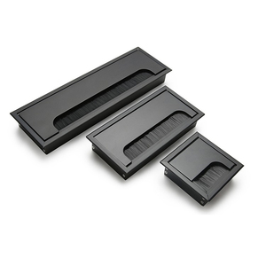 Cubierta de agujero de escritorio multiusos de aluminio cuadrado incrustada para escritorio de oficina, hogar, ordenador, para Taller, cubierta de cableado de cocina - Product Image 1