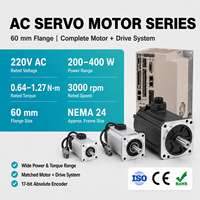 Kit de Moteur Servo AC 200W 400W 220V avec Pilote EtherCAT et Logiciel de Débogage, Efficacité IE3 pour Lignes d'Emballage Automatisées et AGV