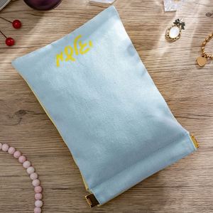 Canvas Cotton <b>Pouch</b> Bag Reusable Shopping Grocery Bags <b>Drawstring</b> Garments Candle Packaging Customizable Logos Craft Recyclable - Product Image 3