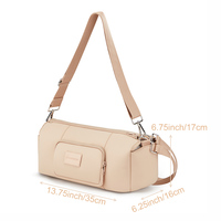 Sac à couches pour bébé en néoprène avec logo personnalisé OEM, grande capacité, pour poussette, bandoulière, vente en gros