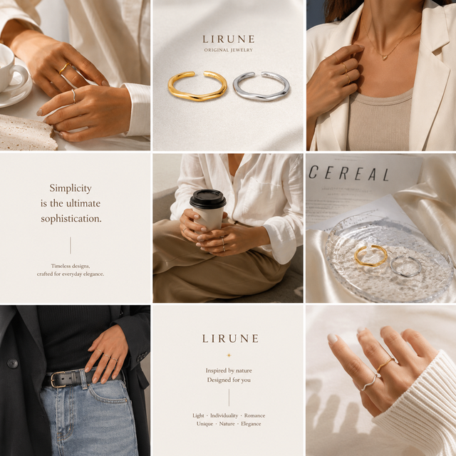 Original Handmade Stackable Rings 925 Silver Vermeil Jewelry 925 Sterling Silver Stackable Rings Gold for Women