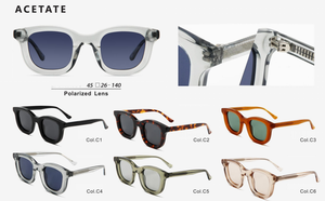 Nueva Llegada SA0289 Gafas de Sol Unisex de Acetato con Montura Completa, Protección UV400, para Adultos, OEM, Disponibles para Envío Inmediato, Alta Calidad - Product Image 5
