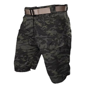 Shorts tactiques d'été pour hommes DF, les plus vendus, imperméables en polyester, pour la randonnée et l'entraînement en extérieur, coupe droite, avec ceinture, directement de l'usine - Product Image 2