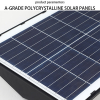 Système d'éclairage domestique intégré LED extérieur/intérieur, IP65 étanche, économie d'énergie, panneau solaire pour lampadaire, batterie au lithium pour route