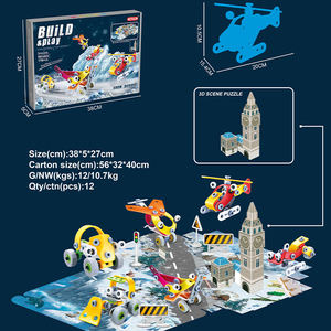 Hanye Kit de Construction DIY 178 Pièces : Maquette d'Avion et Tour de Cloche – Jouet Éducatif STEM pour Enfants - Product Image 5