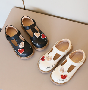 Zapatos de Vestir Casuales en Forma de T de Cuero Sintético, Cómodos para Caminar, Blancos y Negros, para Bebés, Niños y Niñas, en Stock - Product Image 4