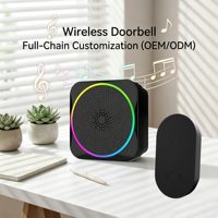 Sonnette sans fil OEM ODM, système de sonnette de porte, sonnette de porte alimentée par batterie