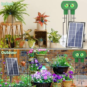 Sistema de Riego Automático Solar para Plantas, Dispositivos de Riego por Goteo para Plantas en Balcones Exteriores, Kit de Riego por Goteo para el Hogar Ecológico - Product Image 2