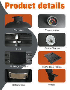 <span class=keywords><strong>Parrilla</strong></span> Kamado <span class=keywords><strong>de</strong></span> Cerámica para Exteriores AUPLEX <span class=keywords><strong>de</strong></span> 21 Pulgadas, <span class=keywords><strong>Parrilla</strong></span> para Barbacoa, Fabricante <span class=keywords><strong>de</strong></span> Barbacoas Joe <span class=keywords><strong>Parrilla</strong></span> - Product Image 5