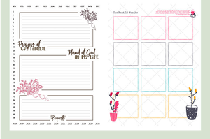 Diario de Oración Espiral con Diseño Floral de Rosas, Impresión Personalizada, Cuaderno para Mujeres, Diario de Lectura Bíblica, Suministro al por Mayor de Fábrica OEM - Product Image 5