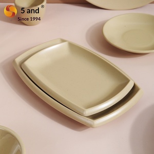 ชุดอาหารเมลามีนห้าชิ้นสำหรับหม้อไฟ บาร์บีคิว จัดเลี้ยง โรงแรม พร้อมแก้วน้ำ ชาม จาน  รับทำโลโก้ตามแบบ  ดีไซน์จีน - Product Image 4