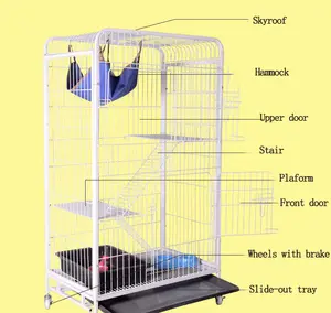 SENXIN Ferret Cage Rat Cage For Chinchilla Lizard Squirrel Chameleon Gerbils And Other Small Animals Cat Cage