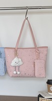 Bolso de Hombro Moderno 2026, Bolso de Mujer con Estampado Bonito y Cartera, Bolso de Mano de Cuero PU de Alta Calidad con Colgante