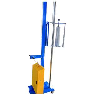 Machine d'emballage à film étirable électrique pour palettes, type chariot, pour cartons, boîtes en bois et caisses métalliques - Product Image 6