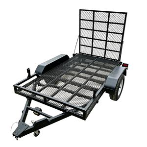 Remorque artisanale à deux essieux avec suspension indépendante, plateau sur mesure - Product Image 6