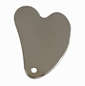 Matériel de quincaillerie en forme de cœur avec logo personnalisé durable masseur en métal cellulite gua sha - Product Image 3