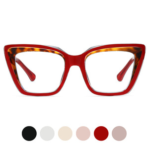 Gafas con montura cuadrada TR90 anti luz azul, unisex, montura completa, para uso diario, gran éxito de ventas transfronterizo. - Product Image 5