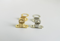 SNOWL Fermoir rotatif en nickel/laiton, 3 pièces, pour petits bateaux, fixation à torsion, fournitures marines pour tente de camping