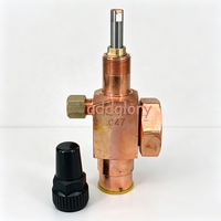 Refroidisseur spiralé 30HXC, vannes d'arrêt de réfrigérant pour évaporateurs et condenseurs, et robinet d'angle XL12AU047 pour pièces détachées CVC
