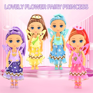 Venta al por mayor Pretty Girl mini moda modelo muñecas juguete 6,5 pulgadas incluyen alas de mariposa niñas regalo muñeca encantadora para niña - Product Image 2