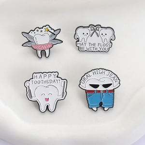 Pin Enamel Gigi May the Floss Be With You, Perawatan Gigi, Happy Toothsday, Bros Logam Berkualitas Tinggi, Lencana Kerah, Perhiasan, Hadiah - Product Image 3