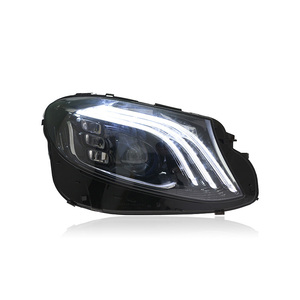 Popular Venta caliente más nuevo parachoques delantero y trasero, faros, luces traseras para Benz Clase S w222 2014-2018 actualización a s450 - Product Image 1