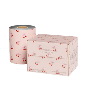 Rouleau de papier aluminium gaufré personnalisable en gros, 320 pieds, 12/15/18 microns, écologique, pour coloration capillaire en salon - Product Image 1