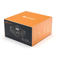 ID-COOLING IS-40X CPU refroidisseur de refroidissement par Air 4 caloducs 45MM haut 9CM ventilateur roulement à billes Compatible LGA1200/1700/AM4/5 châssis ITX