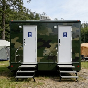 Caravana de Lujo Móvil para Campamento al Aire Libre, Remolque VIP con Ducha, Baño, Contenedor Portátil, Cabina de Aseo - Product Image 5