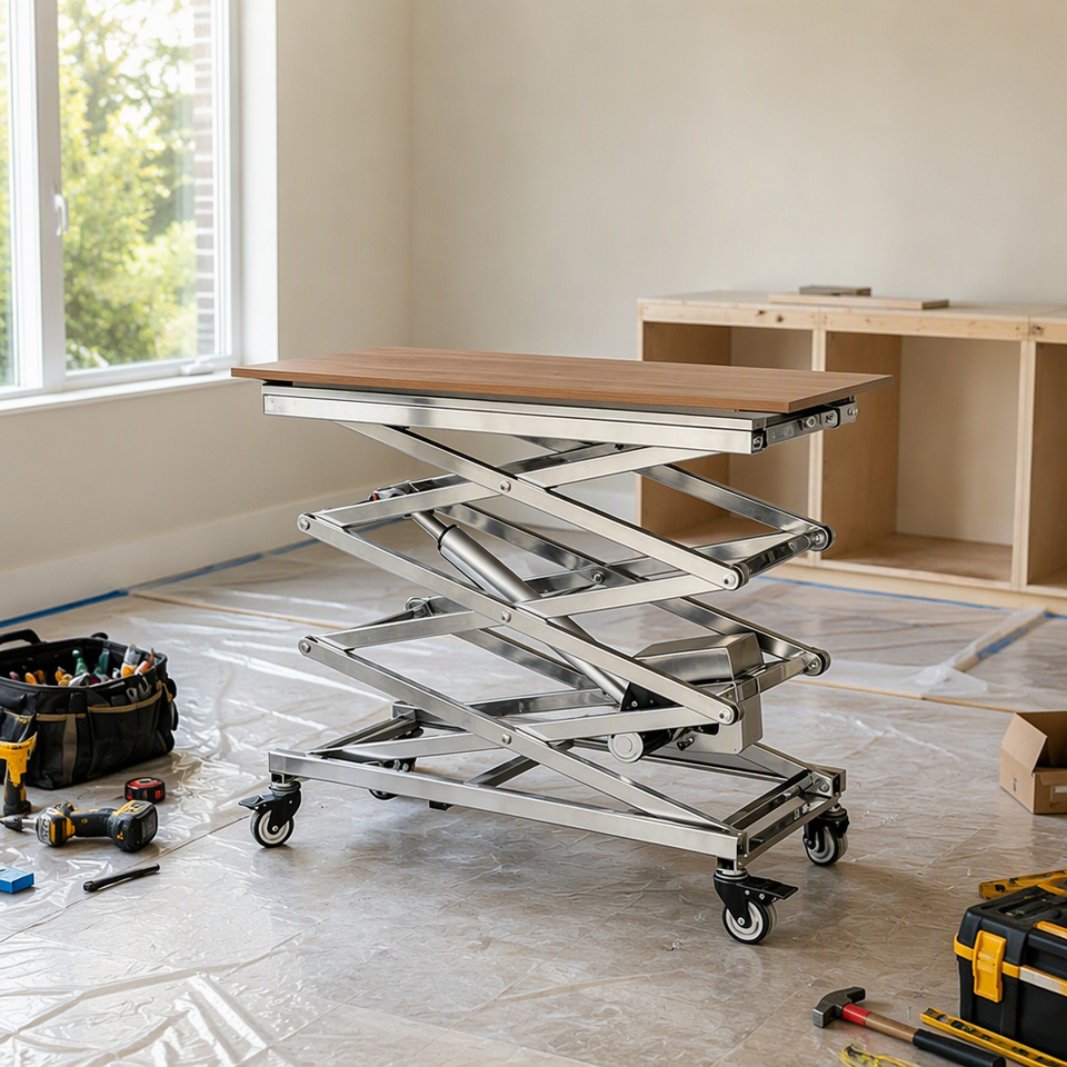 Portable Vertical Scissor Lift Table for Renovation Work| Alibaba.com
