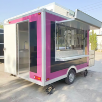 Nouvelle remorque alimentaire fermée, chariot à hot-dogs américain, camion de restauration, camion de vente au détail, remorque à glace, boutique de pizza, hôtel, café, crème glacée, maïs, etc.
