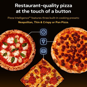 Four à pizza et <span class=keywords><strong>shawarma</strong></span> électrique Volt 2, four à convection de comptoir, pour cuisiner des pizzas de 12 pouces, gris anthracite - Product Image 5