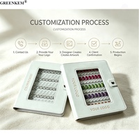 150 Farben Nagellack-Farbkarte mit Blanko-Muster-Nagelspitzen und Metallringbindung für Salon Individuelles LOGO Gel-Lack Farbmusterbuch