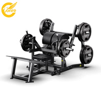 CONRE GB18 Máquina de Empuje de Cadera Iso-Lateral con Carga de Placas, Directo de Fábrica, Comercial, 144KG, Construcción Metálica Segura y Duradera
