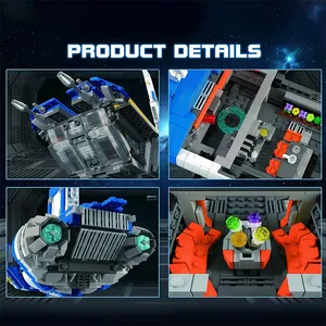 Set de Bloques de Construcción de Plástico de 3006 Piezas, Modelo de Nave Espacial Stinger Mantis de la Película <span class=keywords><strong>Guerra</strong></span> Espacial BWR101, Kit de Ladrillos para Construir, Unisex, 14+, Regalo DIY - Product Image 2