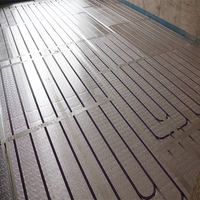 Module de chauffage au sol en plaque d'aluminium épaissie, panneau d'isolation hydronique/électrique, garantie 5 ans, hôtels modernes, appartements