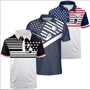 OEM de alta calidad de poliéster de tela suave UPF 50 + deporte transpirable Playeras Polo Hombre Camisas Polo Personalizadas Golf Camisas - Product Image 2