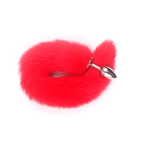 Ensemble de Plugs Anaux en Silicone Plume Métallique Queue de Renard Jouet Érotique pour Anus Plug Anal Jouets Sexuels Femme Homme Accessoires Adultes Sexy