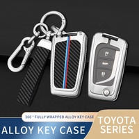 Etui à clé en alliage de zinc pour voiture Etui à clé en cuir en alliage de zinc Housse de clé de voiture de qualité Vente en gros