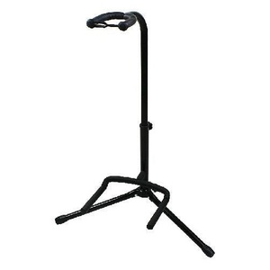 Soporte de guitarra con trípode ajustable en altura, soporte plegable de Metal negro para instrumentos musicales, para guitarras eléctricas acústicas - Product Image 1